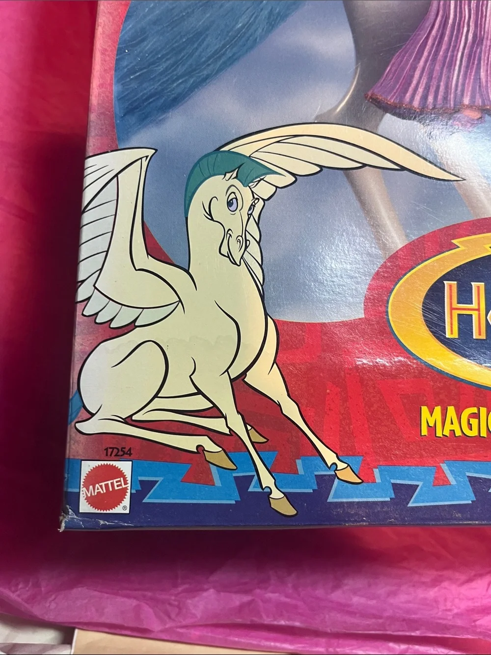 1997 Mattel Disney's Hercules Magic Wings Pegasus (Model 17254) NRFB